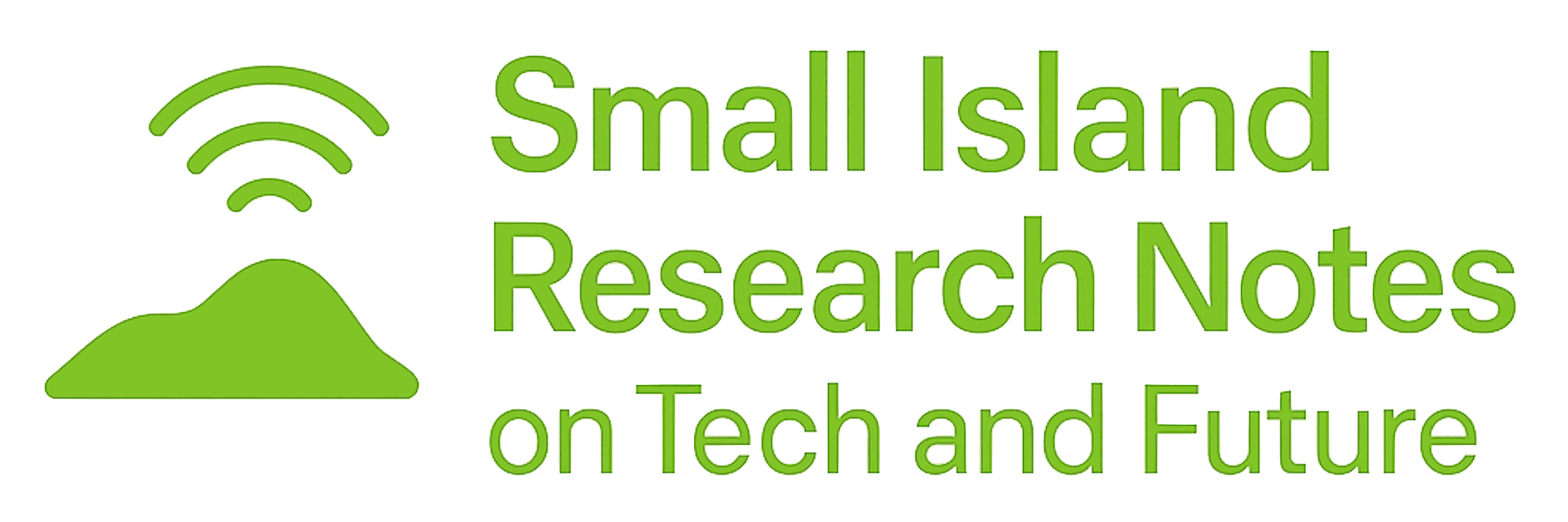 Small Island Research Notes on Tech and Future wordmark
